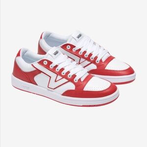 NEW Vans Lowland CC Red/White Men’s Sz 12